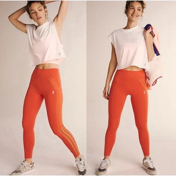 Free People Movement women’s Desert Renegade Leggings Aqua Glass M NWT - Picture 1 of 9